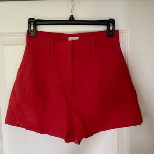 Oh Polly Red Shorts Size 4